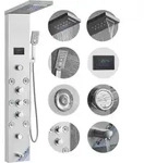 VEVOR Duschpaneelsystem, 6 Duschmodi, LED- und
