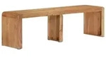 vidaXL Sitzbank 160x38x45 cm Massivholz Akazie
