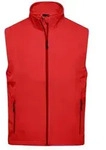 Men's Softshell Vest Modische Softshellweste rot, Gr. 3XL