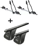 2x Fahrradtr&auml;ger SAGITTAR + Stahl Dachtr&auml;ger Aurilis VDP kompatibel mit f&uuml;r