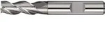 Bohrnutenfr&auml;ser DIN 844 Typ W D.2mm HSS-Co8 Weldon Z.3 kurz TECWERK