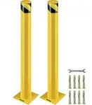 VEVOR 2 Stk. 107 cm Parkplatz-Sicherheitspoller Parkschrankenpfosten, 20 x 20 cm