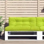 vidaXL Palettenkissen Knallgr&uuml;n 120x40x12 cm Stoff