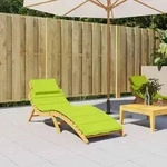 vidaXL Sonnenliegen-Auflage Hellgr&uuml;n 186x58x4 cm Oxford-Gewebe