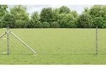 vidaXL Kettenschalung Set aus 2 Verzinkter Stahl 25 x 0,8 m Robust