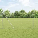 vidaXL Hexagonzaun 1,5x50 m aus verzinktem Stahl