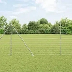 vidaXL Feldzaun 1,6x25 m Verzinkter Stahl