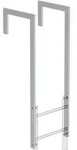 Ausstiegsholm abgewinkelt L 1600 mm Alu eloxiert