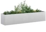 vidaXL Pflanzk&uuml;bel 200x40x40 cm Verzinkter Stahl