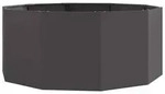 vidaXL Pflanzk&uuml;bel Schwarz 120 x 120 x 50 cm Stahl
