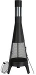 VEVOR Gartenkamin, _508x1495 mm Terrassenofen, konischer Kamin zum Grillen &...