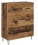vidaXL Sideboard Altholz 69,5 x 34 x 90 cm Verbundholz und Eisen
