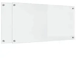 vidaXL K&uuml;chenr&uuml;ckwand Transparent 100 x 50 cm Geh&auml;rtetes Glas
