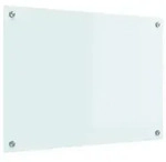 vidaXL K&uuml;chenr&uuml;ckwand Milch 70 x 50 cm Geh&auml;rtetes Glas