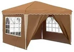 vidaXL Pop-up Partyzelt Beige 288 x 288 x 245 cm Oxford-Stoff
