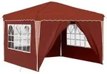 vidaXL Pop-up Partyzelt Terrakotta 288 x 288 x 245 cm Oxford-Stoff