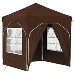vidaXL Pop-up Partyzelt 192 x 192 x 245 cm Braun