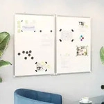 vidaXL Magnetisches Whiteboard Klappbar 120x80x1,7 cm Aluminium