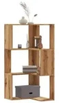 vidaXL Eck-B&uuml;cherregal 3 B&ouml;den Artisan-Eiche 50x50x102cm Holzwerkstoff