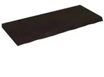 vidaXL Wandregal Dunkelbraun 120x50x(2-6)cm Massivholz Eiche Behandelt