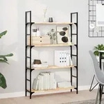 vidaXL Schweberegale 4 Stk. 100x20x2 cm Massivholz Akazie Unbehandelt