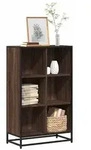 vidaXL B&uuml;cherregal Braun Eichen-Optik 65,5x33x107,5 cm Holzwerkstoff