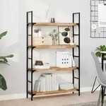 vidaXL Schweberegale 2 Stk. 80x20x4 cm Massivholz Akazie &Ouml;lbehandelt