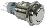 DRUCKTASTER - RUND - METALL - DPDT 2NO 2NC