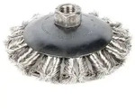 Kegelb&uuml;rste, PFERD - INOX-Draht, Combitwist-gezopft - B&uuml;rsten-&Oslash; 125 mm -...