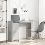 vidaXL Schreibtisch Betongrau 120x42x76 cm Holzwerkstoff