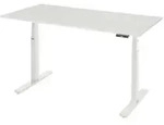Schreibtisch adlatus 100 1500x800x650-1300 M-Platte lichtgrau