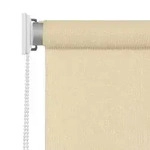 vidaXL Au&szlig;enrollo 120 x 140 cm Cremewei&szlig;