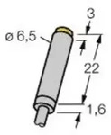 Turck Induktiver Sensor nicht b&uuml;ndig NAMUR NI3-EH6,5K-Y1