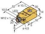 Turck Induktiver Sensor PNP, Schlie&szlig;er BI10R-Q14-AP6X2-H1141