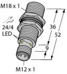 Turck Induktiver Sensor b&uuml;ndig PNP, Schlie&szlig;er BI8U-MT18-AP6X-H1141