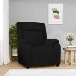vidaXL Relaxsessel Schwarz Stoff