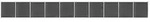 vidaXL Zaunelement Set WPC 1737x186 cm Schwarz
