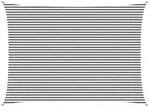 vidaXL Sonnensegel Hellgrau und Wei&szlig; 5 x 7 m HDPE