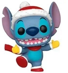 Funko POP-Figur Disney Stitch mit Weihnachtsmannm&uuml;tze