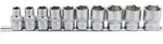 "BGS Steckschl&uuml;ssel-Einsatz-Satz Sechskant Antrieb Innenvierkant 12,5 mm (1/2")