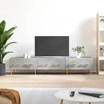 vidaXL TV-Schrank Betongrau 150x36x30 cm Holzwerkstoff