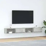 vidaXL TV-Schr&auml;nke 2 Stk. Betongrau 100x31x25,5 cm Holzwerkstoff
