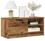 vidaXL TV-Schrank Altholz-Optik 80x35x36,5 cm Holzwerkstoff