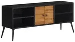 vidaXL TV-Schrank 112x31x45 cm Recyceltes Massivholz Teak