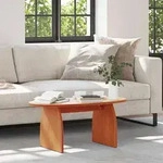 vidaXL Couchtisch Wachsbraun 80 x 40 x 35 cm Massives Kiefernholz