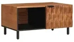 vidaXL Couchtisch Braun 80 x 50 x 40 cm Massivholz Mango
