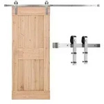 VEVOR Schiebet&uuml;rsystem 183 cm Laufschiene, Schiebet&uuml;rbeschlag Tragkraft 150...