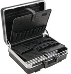 Schalenkoffer B500xT200xH420mm m.Wkz.taschen 28,1l ABS-Ku.Alu-Rahmen TECWERK