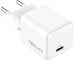 Forever TC-08 GaN Schnellladeger&auml;t 30W USB-C Power Delivery  Wei&szlig;