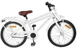 vidaXL Kinderfahrrad 20 Zoll f&uuml;r 6-11 Jahre alt Wei&szlig;